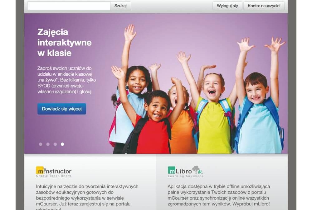 platforma edukacyjna mCourser.pl
