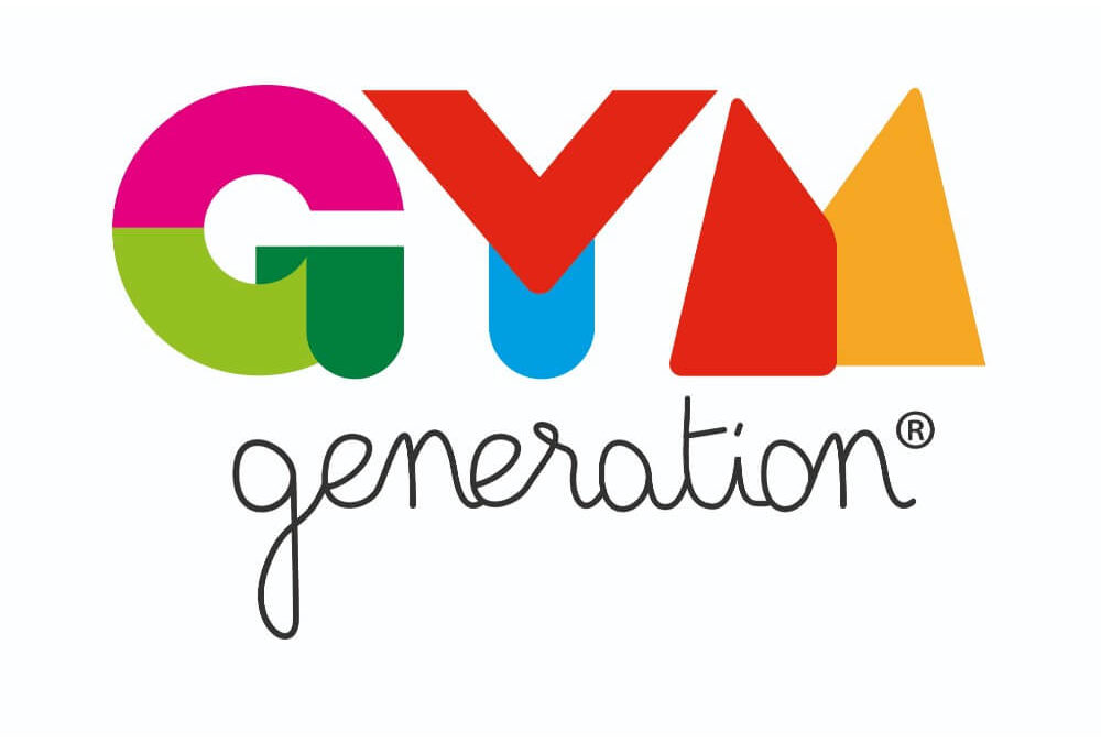 Identyfikacja wizualna (corporate identity) sali gimnastycznej dla dzieci GYM Generation